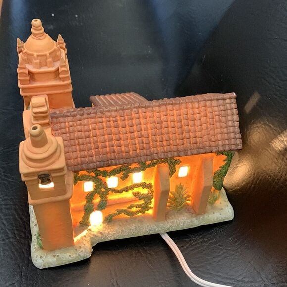 Mervyns California Missions San Carlos Borromeo Vintage Window Light Christmas - Picture 2 of 8